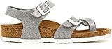 taormina unna Sohle: EVA Birkenstock Taormina, Sandalen mit Knöchelriemen für Mädchen, Grau - grau - Größe: 31 EU