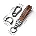 PPODKS for Lexus Keychain, Car Keychains Suitable for Lexus GS NX RX GX RC ES UX LX LS, Key Chain Keyring with Logo With Unisex Car Accessories,Family Present Brown