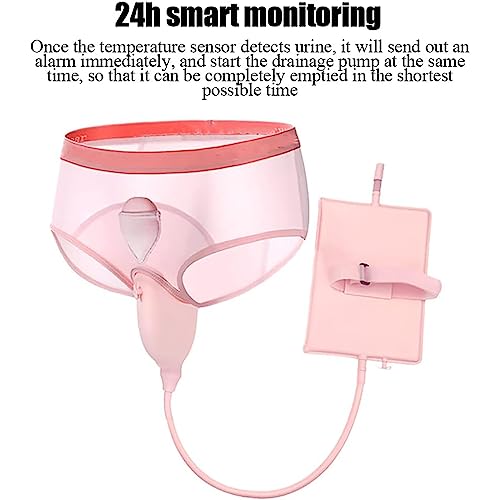 Borsa indossabile per la raccolta delle urine da donna, capacità 1000 ml, design a prova di perdite a 360°, ideale per la cura di incontinenza e demenza