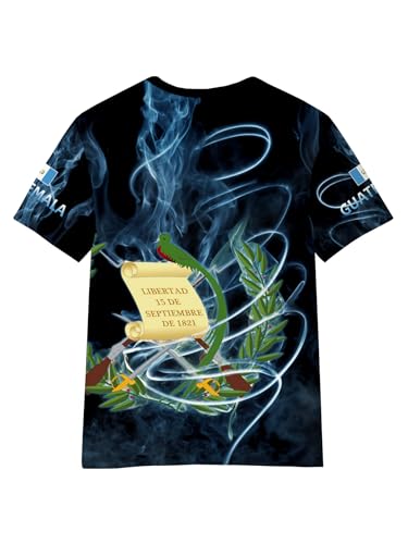 DFZ Guatemala Flag T-Shirt Boys Short Sleeve Crew Neck T-Shirt Guatemala for Children's Tops3