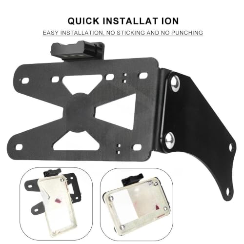 Support plaque immatriculation R18 avec LED pour modifier la moto - 6