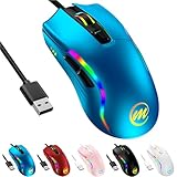 PLUG & PLAY + CÂBLE TRESSÉ – Branchez directement sur PC ou ordinateur portable (Windows/Mac), sans pilotes nécessaires. Le câble USB tressé de 1,7 m assure une connexion stable et sans latence. Idéal pour eSports, streaming et usage quotidien.