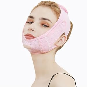 Chin Strap for Women Breathable and Skin-friendly Adjustable V-Line Mask
