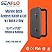 SEAFLO Locking Marine Boat Deck Rectangular Access Hatch - 12.4