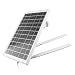 Topiky Solarbetriebener 4G-LTE-Modemrouter für den Außenbereich mit SIM-Kartensteckplatz, WLAN-Extender, 164 Fuß Reichweite, 15-W-Solarpanel, 18.000-mAh-, Ideal für Camping-Wohnmobile