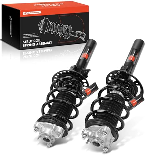 A-Premium Front Struts Compatible with BMW X3 2018-2020, BMW X4 2019-2021 - 2x Replacement Suspension Complete Strut Assembly Shock with Coil Spring