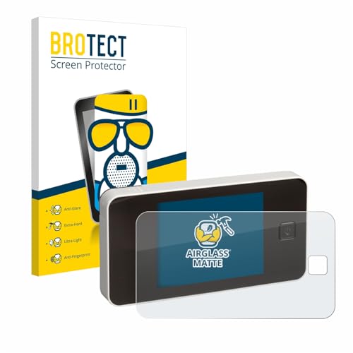 brotect Anti-Glare Glass Screen Protector Matte Compatible with Burg Wächter eGuard DG 8100 - Anti-Scratch 9H Protection Film