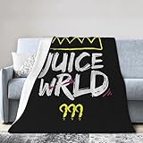 Juice Hip Hop Wrld Ultra-Soft Micro Fleece Blanket Beach Blanket Baby Blanket Funny Adult for All Season Sofa Office Couch Chair Living Room Bed 80'x60'