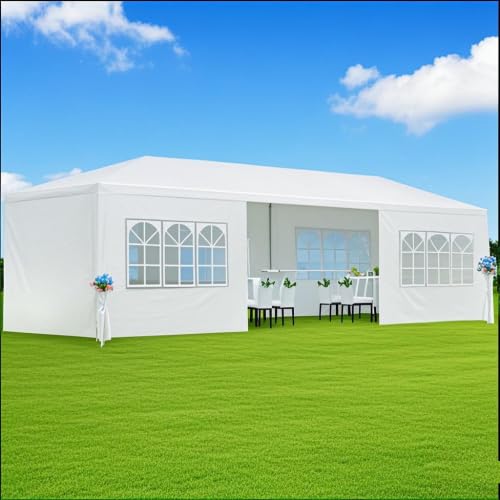 XUOXFUTZIG 10x30 FT Outdoor Garden Gazebo Canopy Tent for Wedding