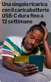 Amazon Kindle Paperwhite (Ultimo modello) - Il nostro Kindle più veloce di sempre, nuovo schermo antiriflesso, la batteria dura settimane - 16 GB - Con pubblicità - Nero