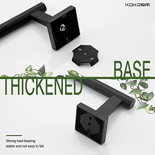 Kokosiri Toilet Paper Holder For Bathroom Toilet Roll Holder Hold Mega Rolls Matte Black Stainless Steel B2005Bk #TOP7