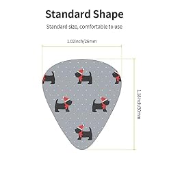 Médiators de Noël en forme de chiens mignons – 12 médiators tendance et durables dans une boîte pour ukulélé guitare électrique basse - Les Beatles, Paul McCartney, John Lennon, RIngo Starr, George Harrison Médiators de Noël en forme de chiens mignons - 12 médiators tendance et durables dans une boîte pour ukulélé guitare électrique basse – Image 4