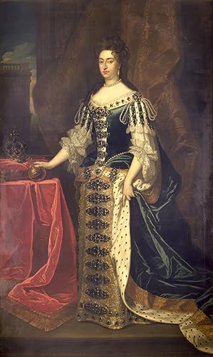 Tableau Queen Mary II Godfrey Kneller pour habiller un mur vide avec élégance 60x90cm