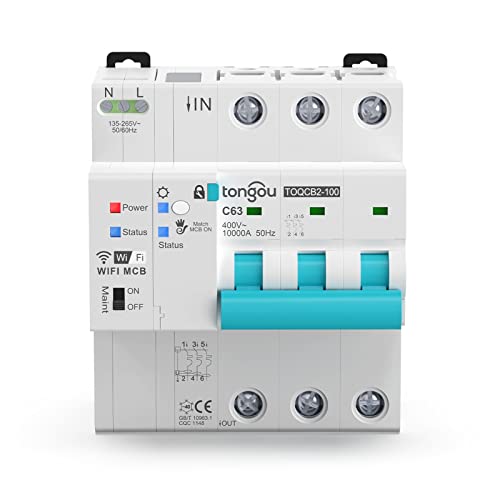 Disjoncteur de mesure connecté avec commande à distance sans fil 1P