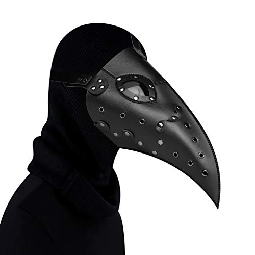 Gafas steampunk de médico de la peste para disfraces de Halloween masculinos