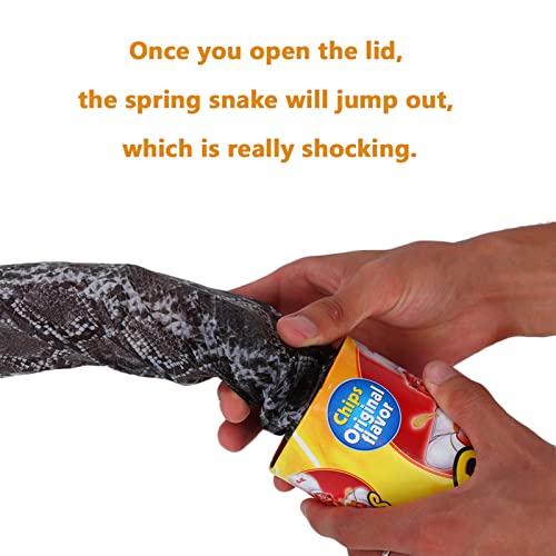 Pranks Toys, Potato Chip Cans Fries Toys Snake in a Can Trick Gag Gift Toy - Afbeelding 5