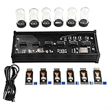 écran à tube cathodique Construction de qualité supérieure pour une utilisation durable : construit en alliage d'aluminium plaqué or PCB acrylique et plastique ABS dans un élégant boîtier noir mesurant 21 x 8,2 x 8 cm et pesant 0,4 kg pour un placement stable et une performance durable dans n'importe quel environnement intérieur