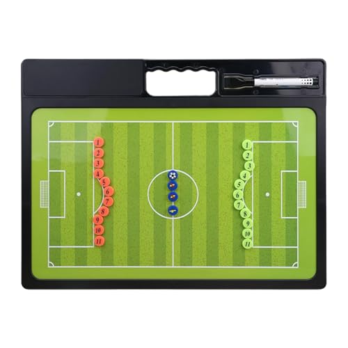 Pizarra de fútbol de doble cara magnética para planificación de partidos