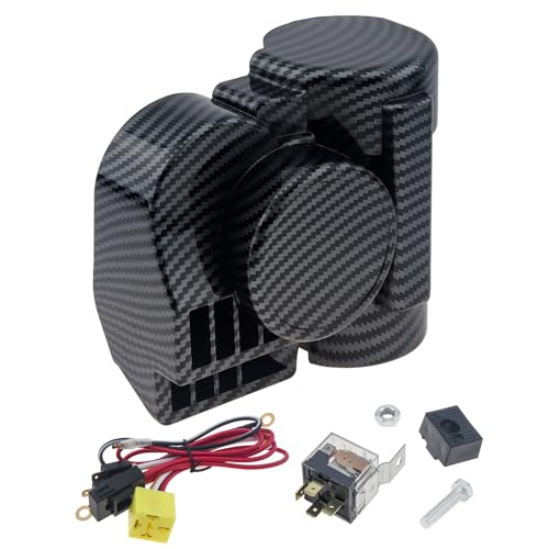 Bocina de aire para camión de 12V y 150 DB, un potente kit de caracol con arnés para motocicletas.