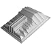 Auralex Acoustics T’Fusor 3D Sound Diffusor, 5.5 x 24”, T'Fusor Acoustic Pack of 4, x 24” x 24” White-4 Pack (TFUS_4PK