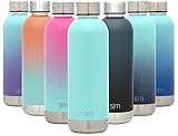 Simple Modern 17oz Bolt Sports Water Bottle - Stainless Steel - Double Wall Vacuum Insulated - Leak Proof Bottle -Oasis