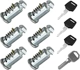 6 Pack Lock Cores Compatible with Thule One-Key System Lock Cylinders, Key Cylinder for Bike Rack, Roof Cargo...