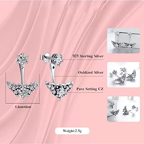 Boucles d'oreilles Drop de haute joaillerie en zircone cubique pure - 4