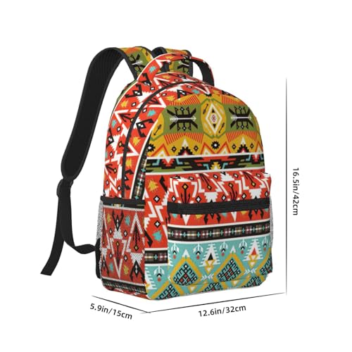 Sac à dos ordinateur imprimé plumes bohémiennes léger et polyvalent - 2