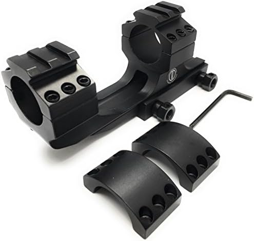 Dagger Defense Manual Screw Install, Scope Mount, Single Piece Construction for Single Picatinny Rail mounting