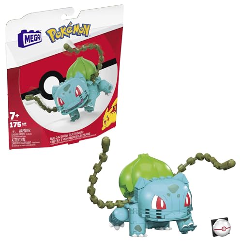 Mega Bloks Mega Construx Pokémon Bulbasaur Figura de 175 Bloques