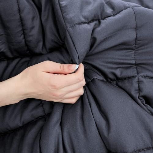 HIGH LIVING Weighted Blanket Sensory Sleep Reduce Anxiety (Medium (122cm X 183cm))