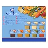 Gerber Baby Foods 2nd Foods Variety Pack, Natural for Baby, Fruit & Veggie Favorites, 8 Ounce (Pack of 32)