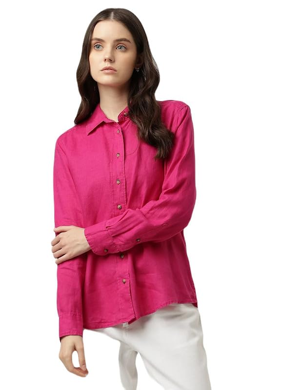 Image of Marks & Spencer Pack of 2 Poly Mix Spread Collar Shirt