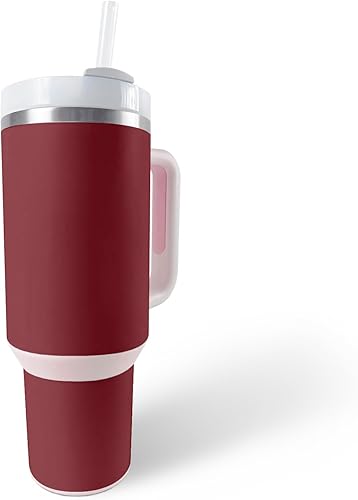 Miniatura 7 de MightySkins Skin - Vaso compatible con Stanley The Quencher H2.0 FlowState de 40 onzas, lavanda sólida, cubierta protectora, duradera y única de