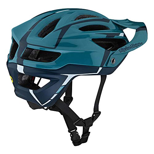 Troy Lee Designs Adult | All Mountain | Mountain Bike Half Shell A2 Helmet Sliver W/Mips (Marine, Md/Lg) #TOP1