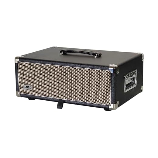 Gator Cases Retro Series Rack Vintage para Amplificador; 3U Negro (GR-RETRORACK-3BK)