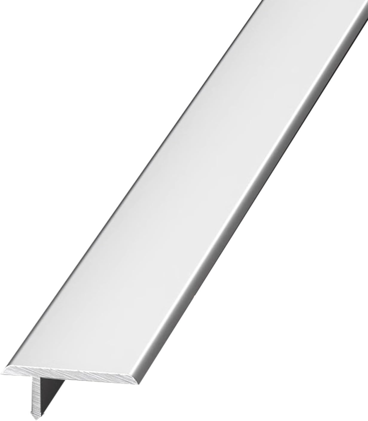 Door Threshold, Floor Transition Strip T-Shaped Thresholds Flap Ramps Metal Aluminum, Fadeless Seam Bar