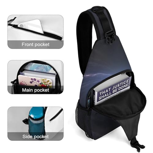 SpaceVortex bolso bandolera deportivo para senderismo y uso casual miniatura 4