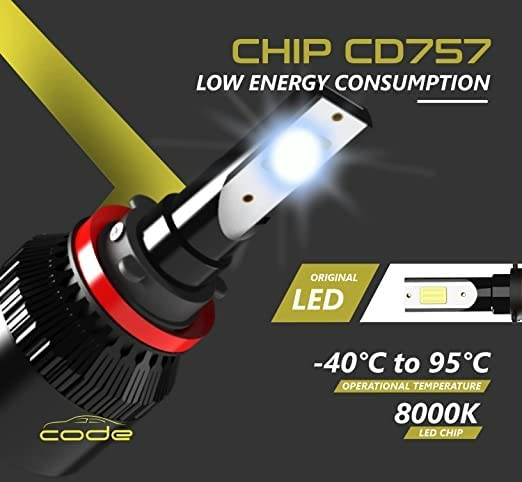 SUPER LED CODE HB3/HB4 8000K 12V | Amazon.com.br