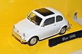 Aus Metall mit Plastikteilen Cararama FIAT 500 500L Ur Modell Weiss 1/43 Modell Auto mit individiuellem Wunschkennzeichen