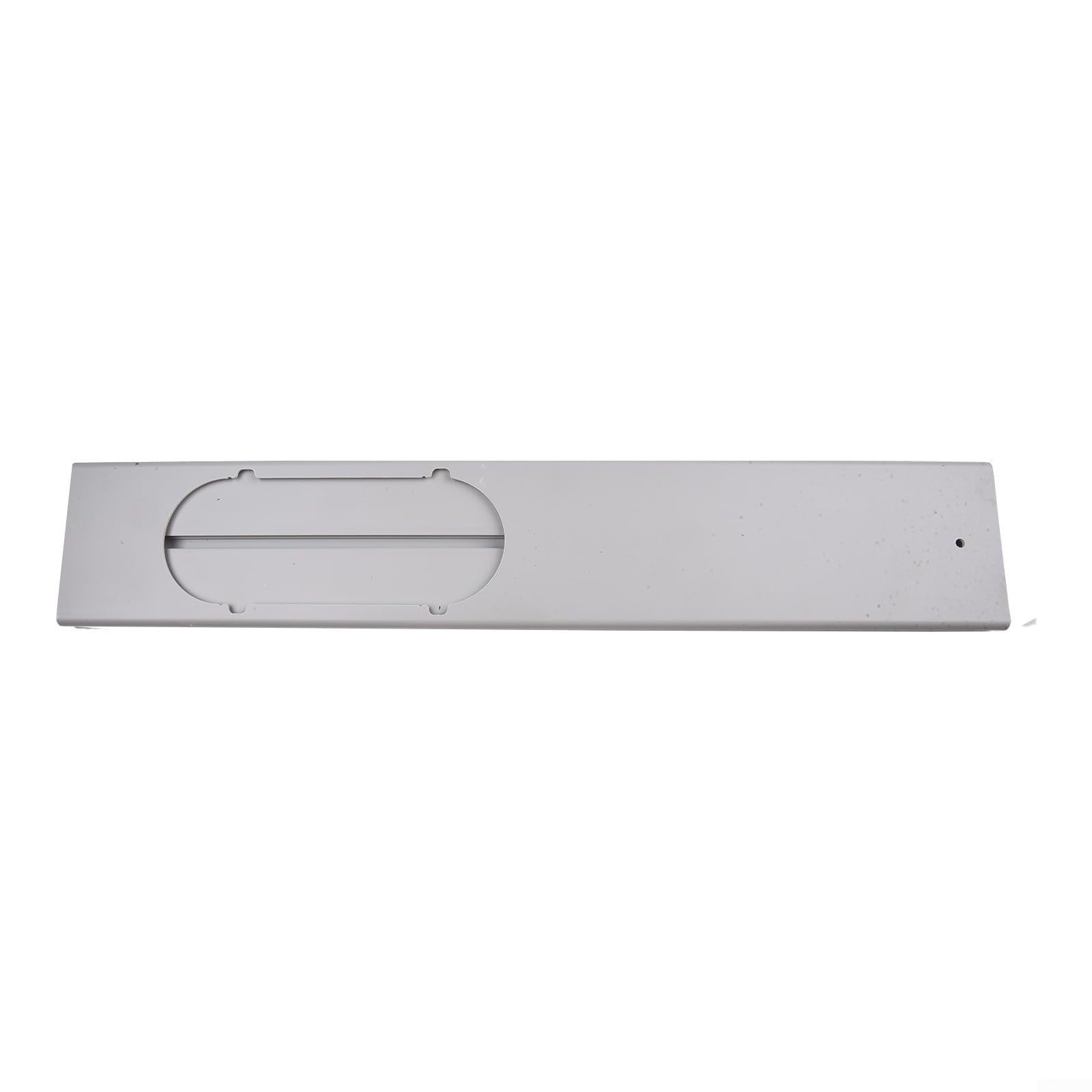Deflettore mobile regolabile per aria condizionata, pannello sigillante per finestre in PVC, kit di scorrimento regolabile per vari modelli di condizionatore d'aria (2 pezzi)