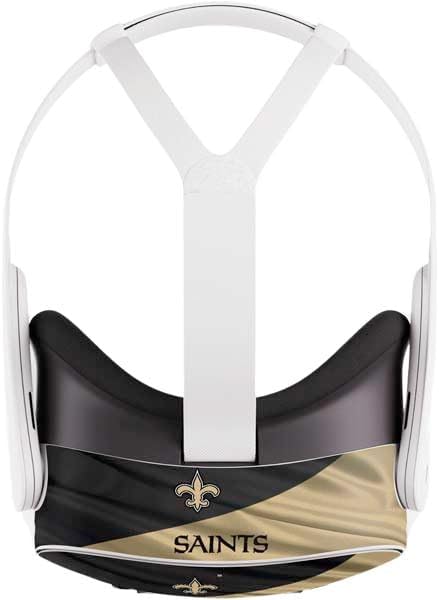 Skinit Decal Gaming Skin Compatible with Meta Quest 3S - Officially Licensed NFL New Orleans Saints Design