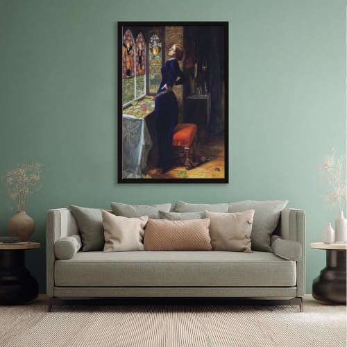Impression sur toile Mariana de John Everett Millais pour décoration murale