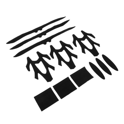 SUPVOX 3 Set Foam Padding Kit for Bicycle Helmets Sweat Absorbing Liner Pads for Enhanced Comfort and Safety Removable Protective Cushion Mat for Cycling Skateboarding and Scooter Use