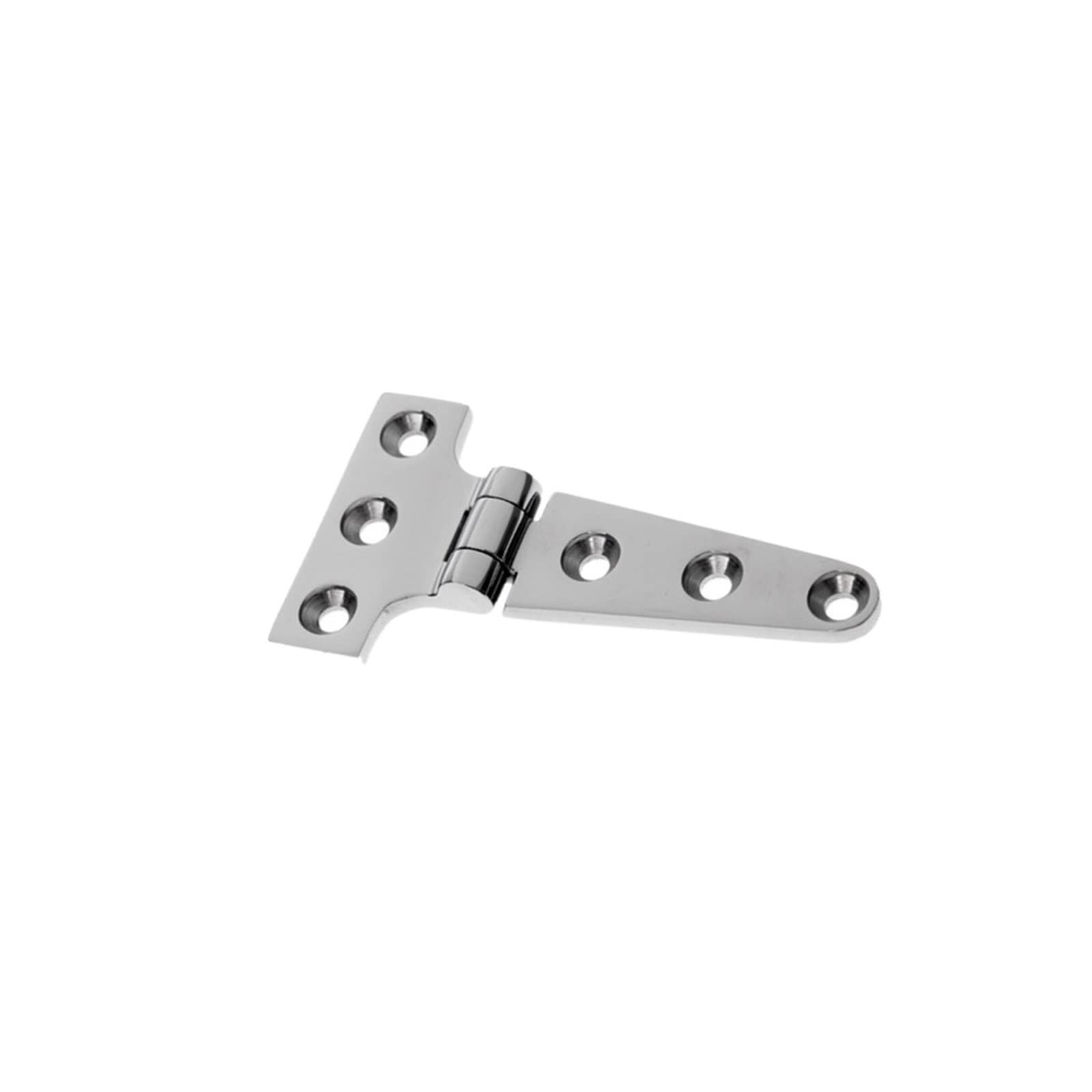 Kjueq Silver 100 * 54Mm, 151 * 75Mm 316 Stainless Steel Ship Yacht Accessories Marine Hardware Rv Equipment Accessories T-Hinge(3Pcs,151 * 75Mm)