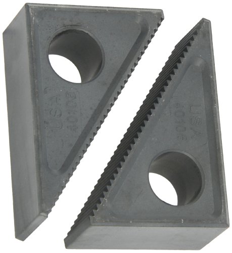 Image of Te-Co 40106 2 Piece Steel Step Block Set, 1-1 /2 inch Thick, 2-15 /32 inch Width x 3-3 /4 inch Height, 2-1 /2 inch to 6 inch Height Range