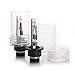 HYB D4R HID Bulbs, 8000K Diamond White Xenon Replacement D4R HID Headlight Bulb, 35W Low Beam 42406 66450 42406WX Car Headlamps, IP68 Waterproof Design (Pack of 2)