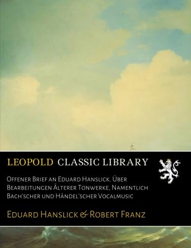 Ouvrage de musicologie sur la Vocalmusic de Bach et Haendel pour collectionneur