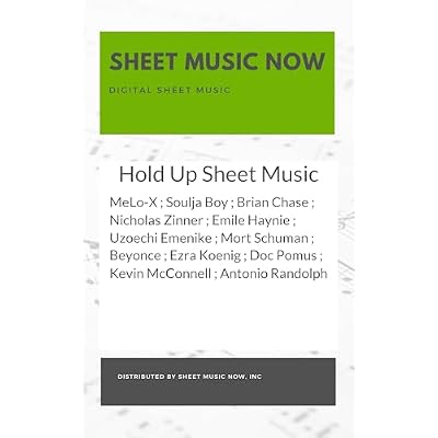 Hold Up Sheet Music