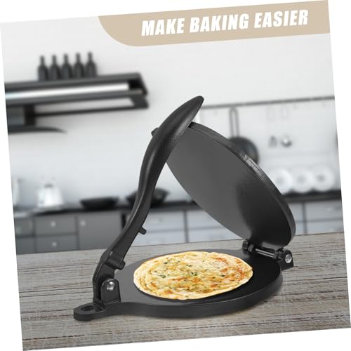 Miniatura 3 de Gatuida Prensa Para Tortillas De Aluminio Con Mango Herramienta Para Hacer Tortillas Y Pan Plano Prensador Para Masa De Y Maíz Fácil Uso Y Limpieza